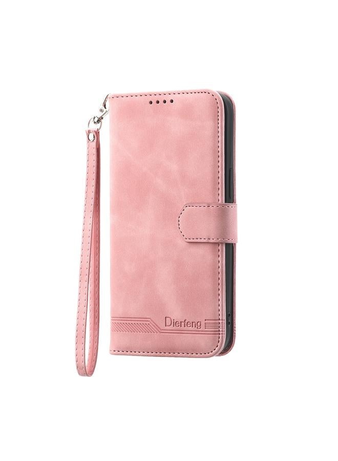 S-TOP Case For Motorola Moto G13 4G/G53 5G/G23 4G Dierfeng Dream Line TPU + PU Leather Phone Case - Image 2