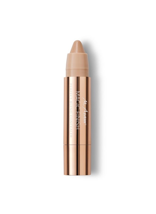 أم. أسام خافي العيوب Magic Finish Perfect Blend Nude (0.1 أونصة) - خافي العيوب يكمل ويخفي العيوب والشوائب، مكياج بتغطية قابلة للتعديل وتأثير طمس فوري، نباتي  - Image 1