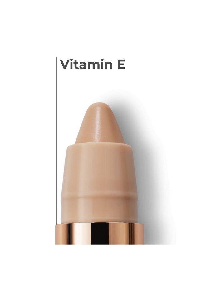 أم. أسام خافي العيوب Magic Finish Perfect Blend Nude (0.1 أونصة) - خافي العيوب يكمل ويخفي العيوب والشوائب، مكياج بتغطية قابلة للتعديل وتأثير طمس فوري، نباتي  - Image 3