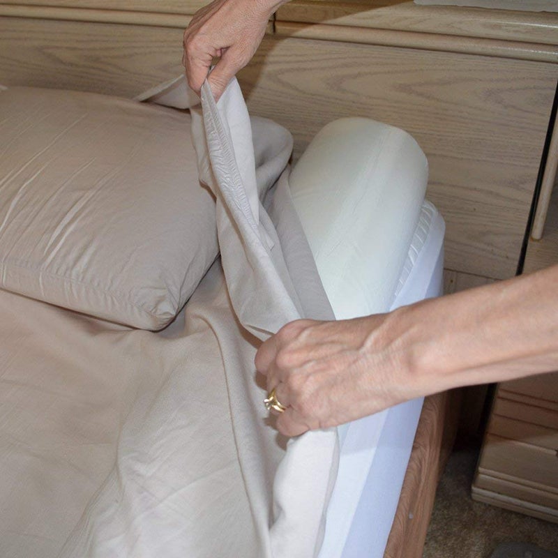 Metron حاجز سرير ميتريون للأطفال | حافة سرير من الفوم الناعم لسلامة الأطفال | وسادة جانبية واحدة لحماية الأطفال والرضع | حاجز أمان للسرير للرضع والأطفال والنائمين النشيطين - Image 4