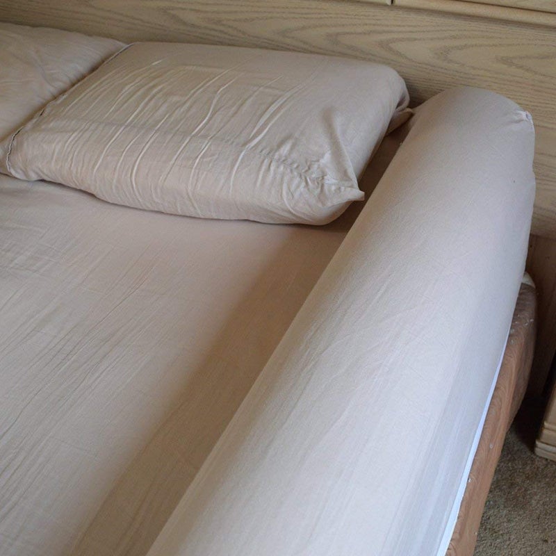 Metron حاجز سرير ميتريون للأطفال | حافة سرير من الفوم الناعم لسلامة الأطفال | وسادة جانبية واحدة لحماية الأطفال والرضع | حاجز أمان للسرير للرضع والأطفال والنائمين النشيطين - Image 2