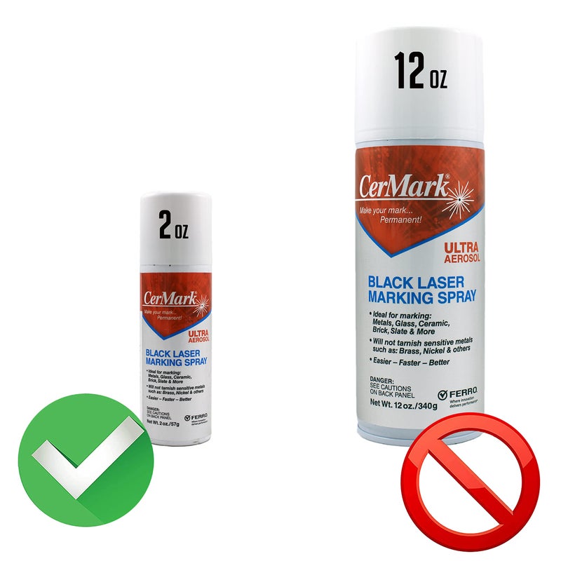 CerMark Ultra Laser Marking Aerosol, 2oz - Image 2