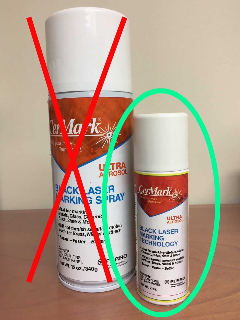 CerMark Ultra Laser Marking Aerosol, 2oz - Image 4