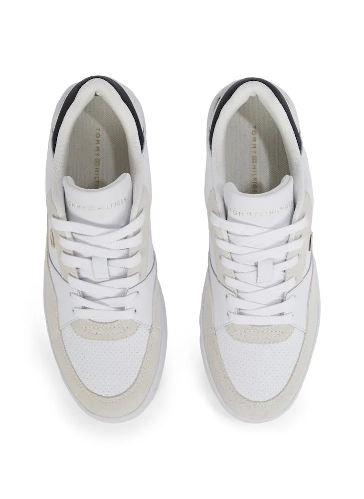 TOMMY HILFIGER Logo Detail Lace Up Low Top Sneakers
