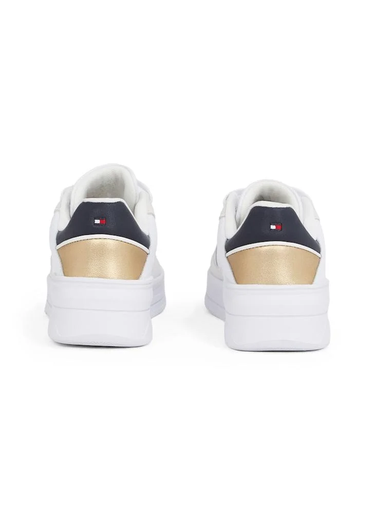 TOMMY HILFIGER Logo Detail Lace Up Low Top Sneakers