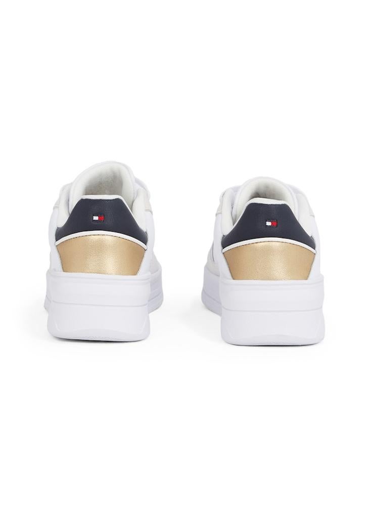 TOMMY HILFIGER Logo Detail Lace Up Low Top Sneakers  - Image 4