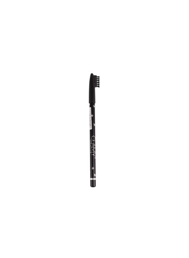 CLAMY Waterproof Eyebrow Pencil Precise Look Lasts Upto 12hr 1.5 g - (Black) - Image 1