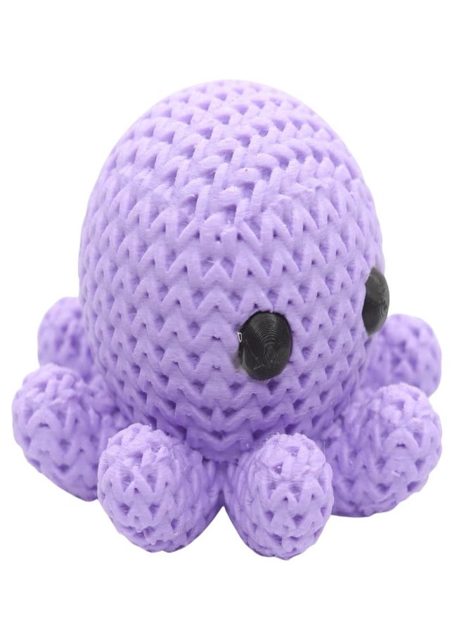 HICHISO - OCTOO The Knitted Octopus Desk Buddy | Cute Desk Décor for Office & Home | Eco-Friendly Biodegradable Polymer | Stress & Anxiety Relief Fidget Texture | Gift for Colleagues, Students & Kids - Image 1