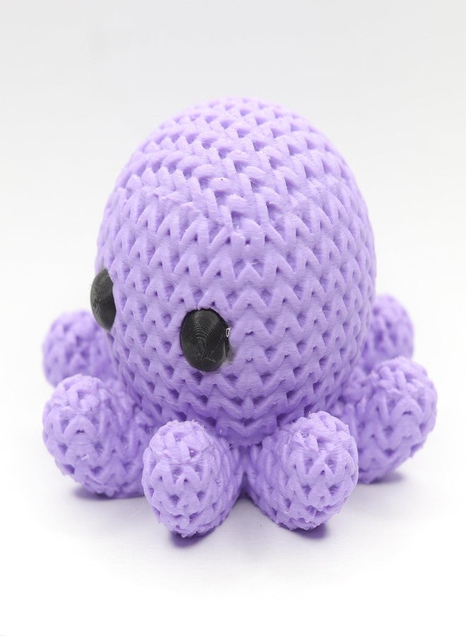HICHISO - OCTOO The Knitted Octopus Desk Buddy | Cute Desk Décor for Office & Home | Eco-Friendly Biodegradable Polymer | Stress & Anxiety Relief Fidget Texture | Gift for Colleagues, Students & Kids - Image 3