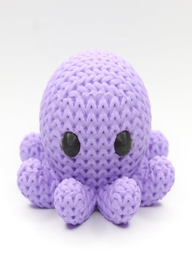 HICHISO - OCTOO The Knitted Octopus Desk Buddy | Cute Desk Décor for Office & Home | Eco-Friendly Biodegradable Polymer | Stress & Anxiety Relief Fidget Texture | Gift for Colleagues, Students & Kids - Image 2