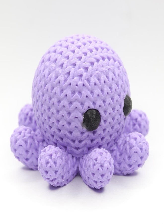 HICHISO - OCTOO The Knitted Octopus Desk Buddy | Cute Desk Décor for Office & Home | Eco-Friendly Biodegradable Polymer | Stress & Anxiety Relief Fidget Texture | Gift for Colleagues, Students & Kids - Image 4