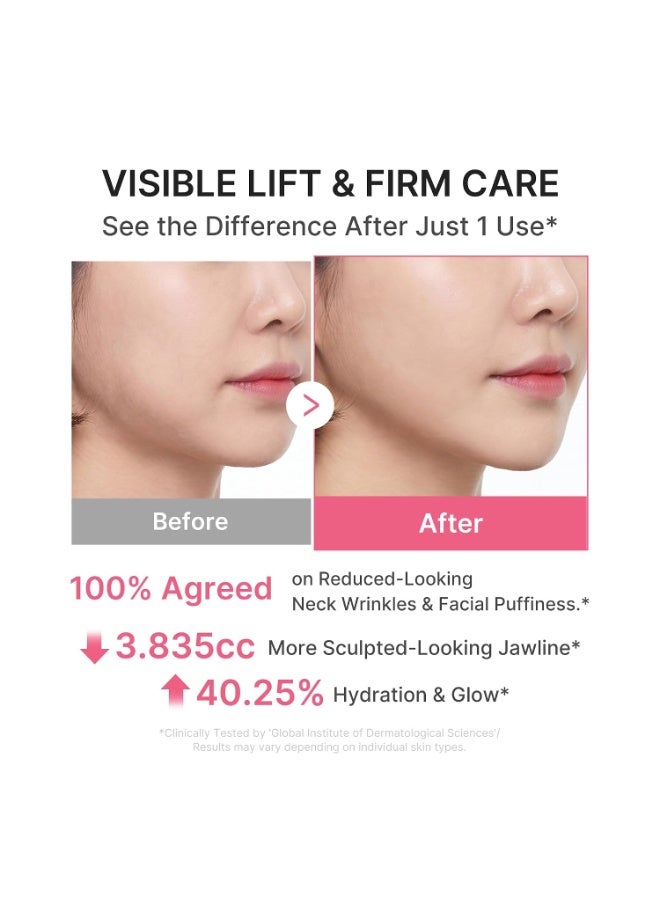 medicube PDRN Collagen Gua Sha Neck Wrinkle Cream - Firming, Contour Care | Built-In Gua Sha Massager with Volufiline 5% - For the Look of Fine Lines, Jawline, Neck, Décolleté, Korean Skincare, 3.17 oz - Image 4