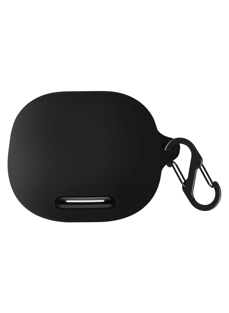 غطاء سيليكون لسماعات أنكر ساوندكور C40i، غطاء واقي مضاد للصدمات مع ملحقات كارابينر (أسود) - Image 1