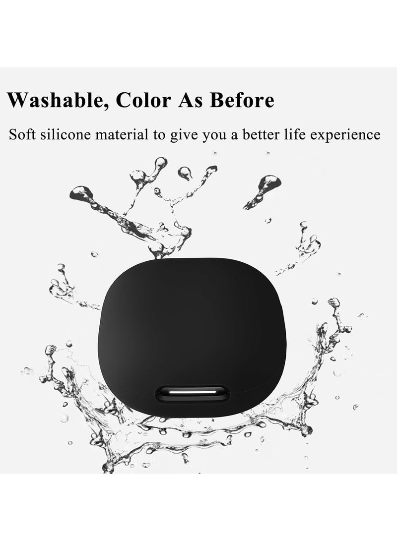 غطاء سيليكون لسماعات أنكر ساوندكور C40i، غطاء واقي مضاد للصدمات مع ملحقات كارابينر (أسود) - Image 5