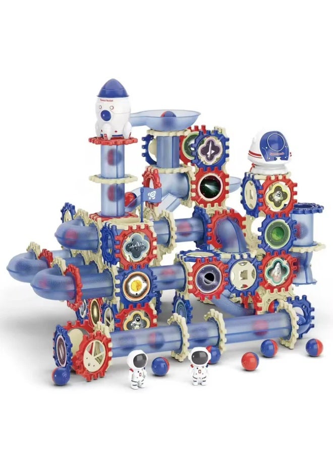 Clicko STEM Educational Toy Plastic Construction Building Blocks Track Set Slideway Marble Race Tracking Model - Image 2