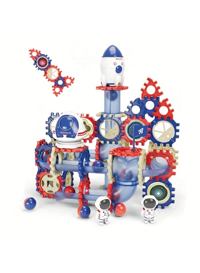 Clicko STEM Educational Toy Plastic Construction Building Blocks Track Set Slideway Marble Race Tracking Model - Image 3