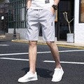 Generic Mens Shorts Trendy Summer Ice Silk Thin Pants Loose Five-point Pants Casual Five-point Beach Sports Quick-drying Pants Green - Image 2