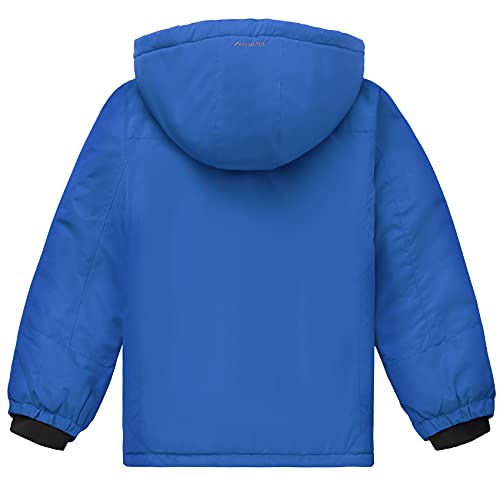 WULFUL Boy's Waterproof Ski Jacket Warm Fleece Hooded Winter Snow Coat - Image 2
