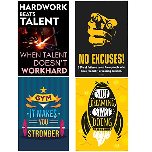 KARTMEN Craft Qila Mistakes are Proof That You're Trying | Motivational Poster | Poster for Room & Office | HD Wall Poster (12x18-Inches, 300GSM Thick Paper, Gloss Laminated, Multicolour) - Image 2