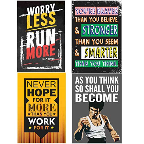 KARTMEN Craft Qila Mistakes are Proof That You're Trying | Motivational Poster | Poster for Room & Office | HD Wall Poster (12x18-Inches, 300GSM Thick Paper, Gloss Laminated, Multicolour) - Image 3