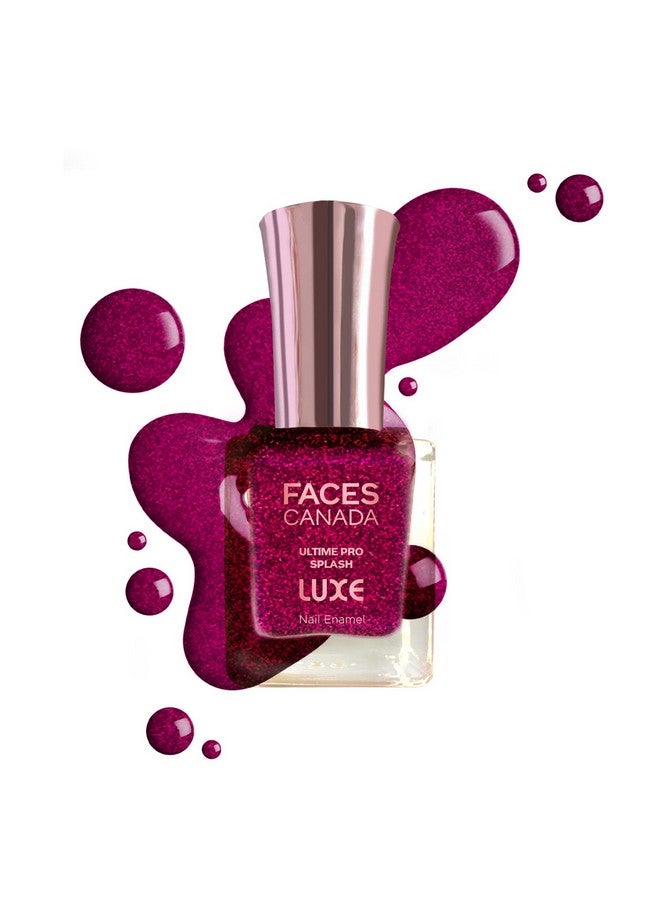 فاسيسكانادا طلاء أظافر FACESCANADA ألتيم برو سبلاش لوكس - روبي راش (L18)، 12 مل | لمسة نهائية لامعة | سريع الجفاف | يدوم طويلاً | لمعان فائق | مقاوم للتقشر | لمسة نهائية متساوية | نباتي | غير سام | خالٍ من الإيثانول  - Image 1