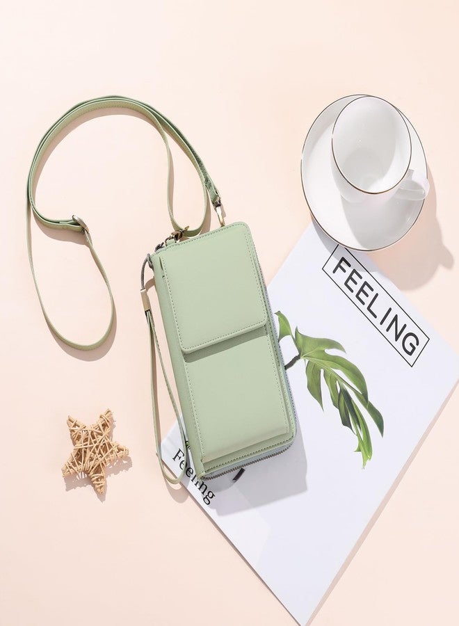 SENDEFN Small Crossbody Cell Phone Bag for Women, Adjustable Strap Mini Vegan Leather Shoulder Handbag with Multi Card Slots - Image 5