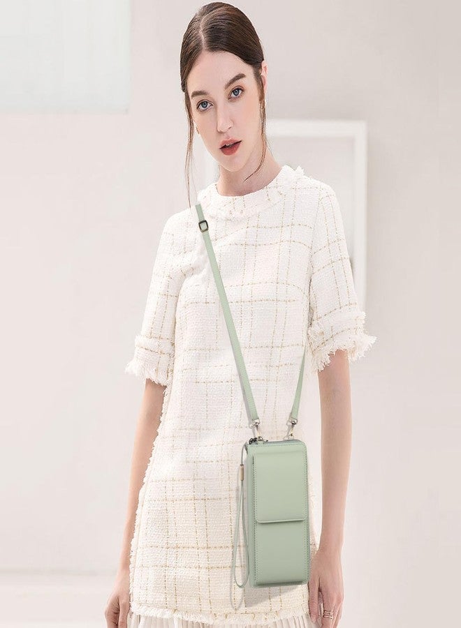 SENDEFN Small Crossbody Cell Phone Bag for Women, Adjustable Strap Mini Vegan Leather Shoulder Handbag with Multi Card Slots - Image 2