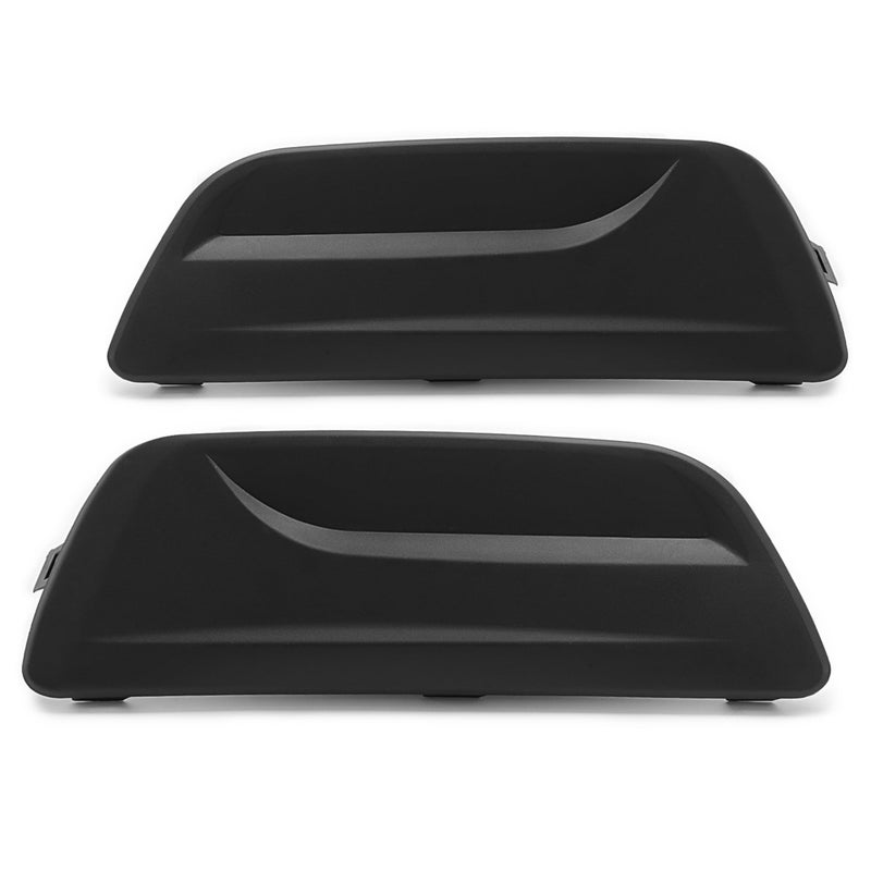 HECASA Fog Light Cover Compatible with 20132016 Chevy Chevrolet Malibu Eco Limited Bumper Fog Lamp Trim Bezel Replacement for 20768847 20768848 Left Right Black