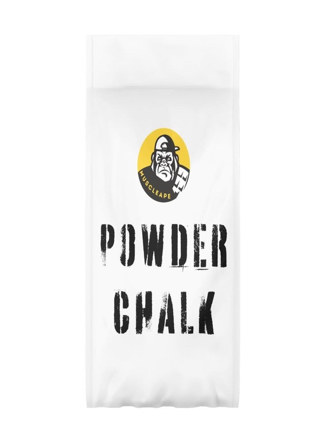 Muscleape Chalk Powder for Superior Grip. 1000gm Premium Non Dust Chalk for Weightlifting, Bodybuilding, Powerlifting, Calisthenics and Other Sports.Non Allergic. Makes Your Grip Dry & Strong. - Image 1