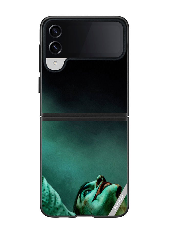 VR CREATIVE Protective Case Cover For Samsung Galaxy Z Flip4 Joker Sml Design Multicolour - Image 1