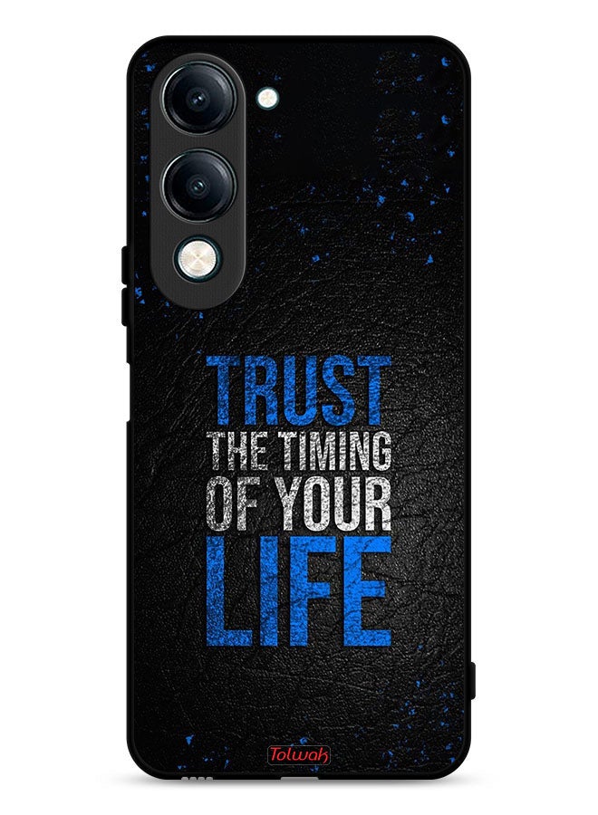 Tolwak vivo Y29s Protective Case Cover Trust The Timing Of Your Life