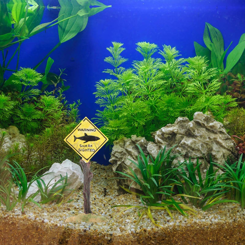 1Pc Aquarium Decoration Yellow Board Aquarium Decor Aquarium Landscape Craft - Image 5