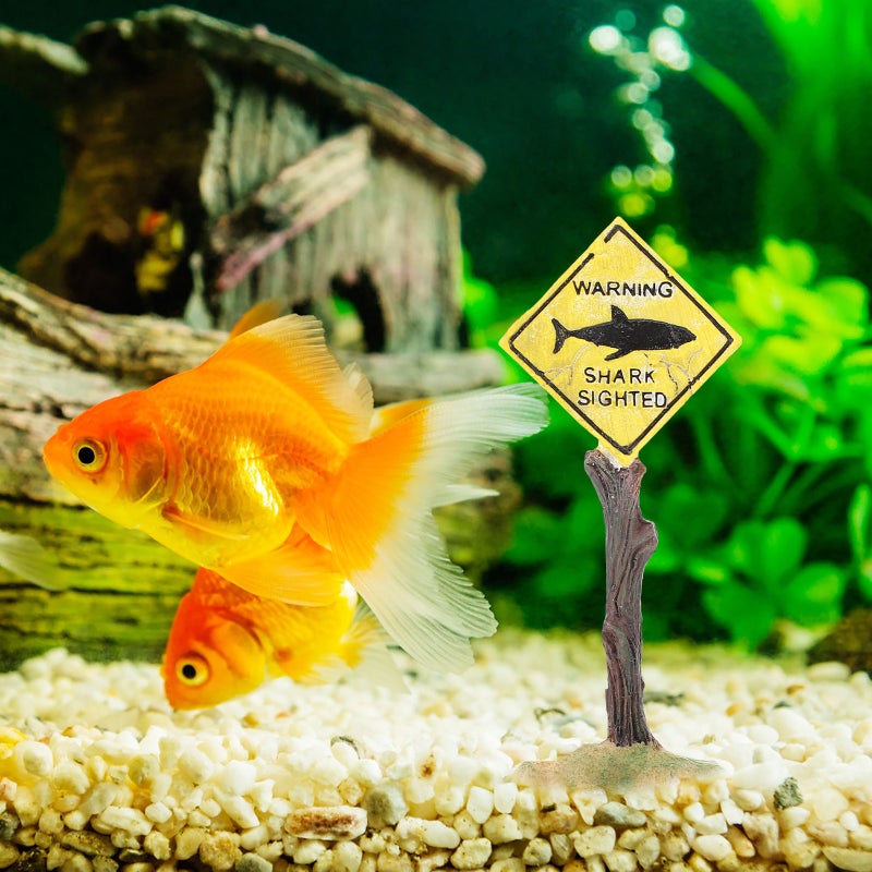 1Pc Aquarium Decoration Yellow Board Aquarium Decor Aquarium Landscape Craft - Image 4