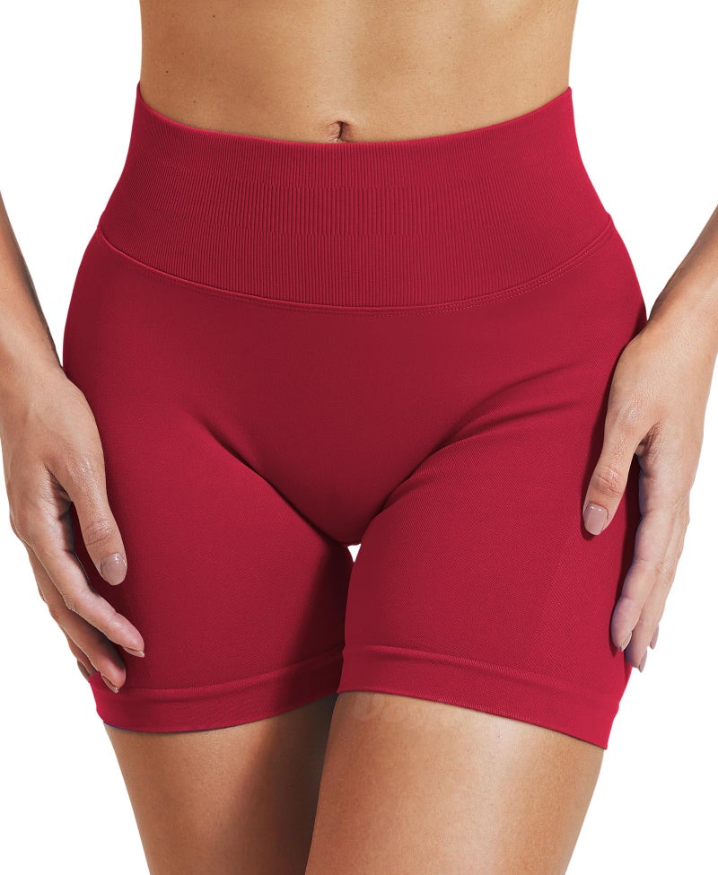 VOYJOY Women Workout Impact Shorts 2.5"/ 3.6"/ 4.5"/ 6" Scrunch Butt Lifting Gym Seamless Booty Biker Shorts - Image 3