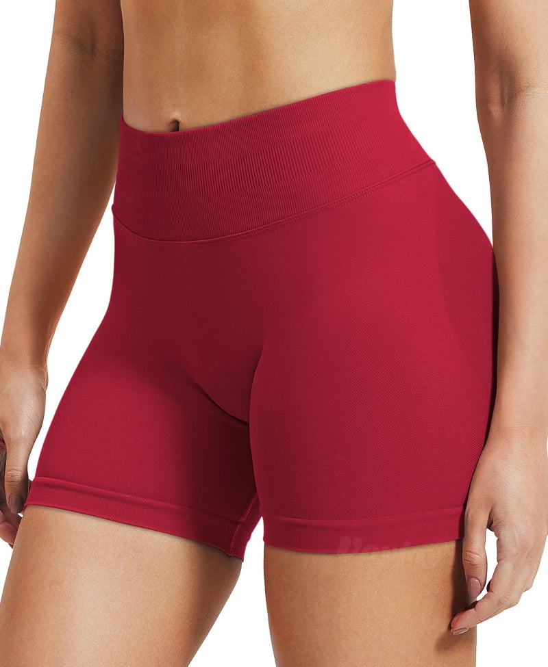 VOYJOY Women Workout Impact Shorts 2.5"/ 3.6"/ 4.5"/ 6" Scrunch Butt Lifting Gym Seamless Booty Biker Shorts - Image 5