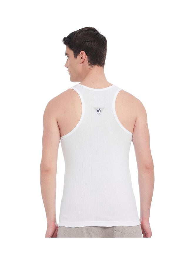 JOCKEY Jockey 9922 Men Super Combed Cotton Rib Round Neck Racerback Styled Gym Vest - Image 2