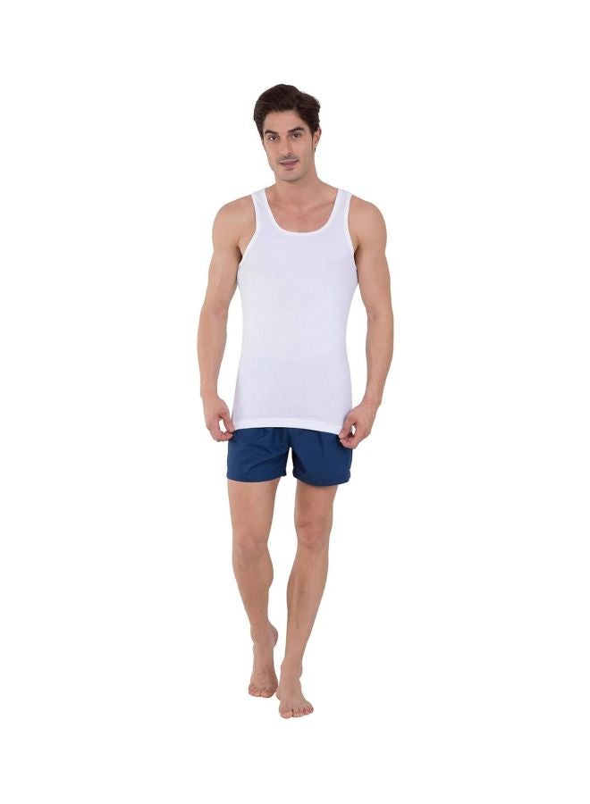 JOCKEY Jockey 9922 Men Super Combed Cotton Rib Round Neck Racerback Styled Gym Vest - Image 4
