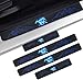 Zteyuzo 4PCS Carbon Fiber Door Sill Protectors FrontRear AntiScratch Entry Guard fit for Bronco Mustang Accessories - Image 2