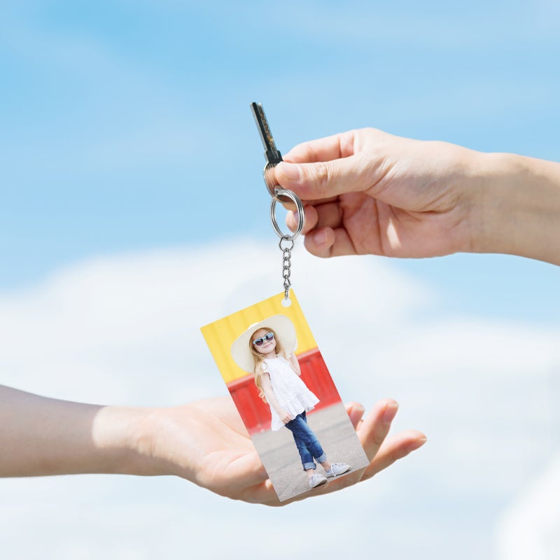 30pcs Keychain Combination Set DIY Supplies Transparent Board - Image 1