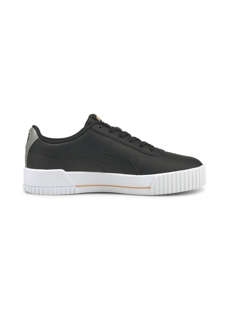 PUMA Carina L Girls Black Trainers - Image 5