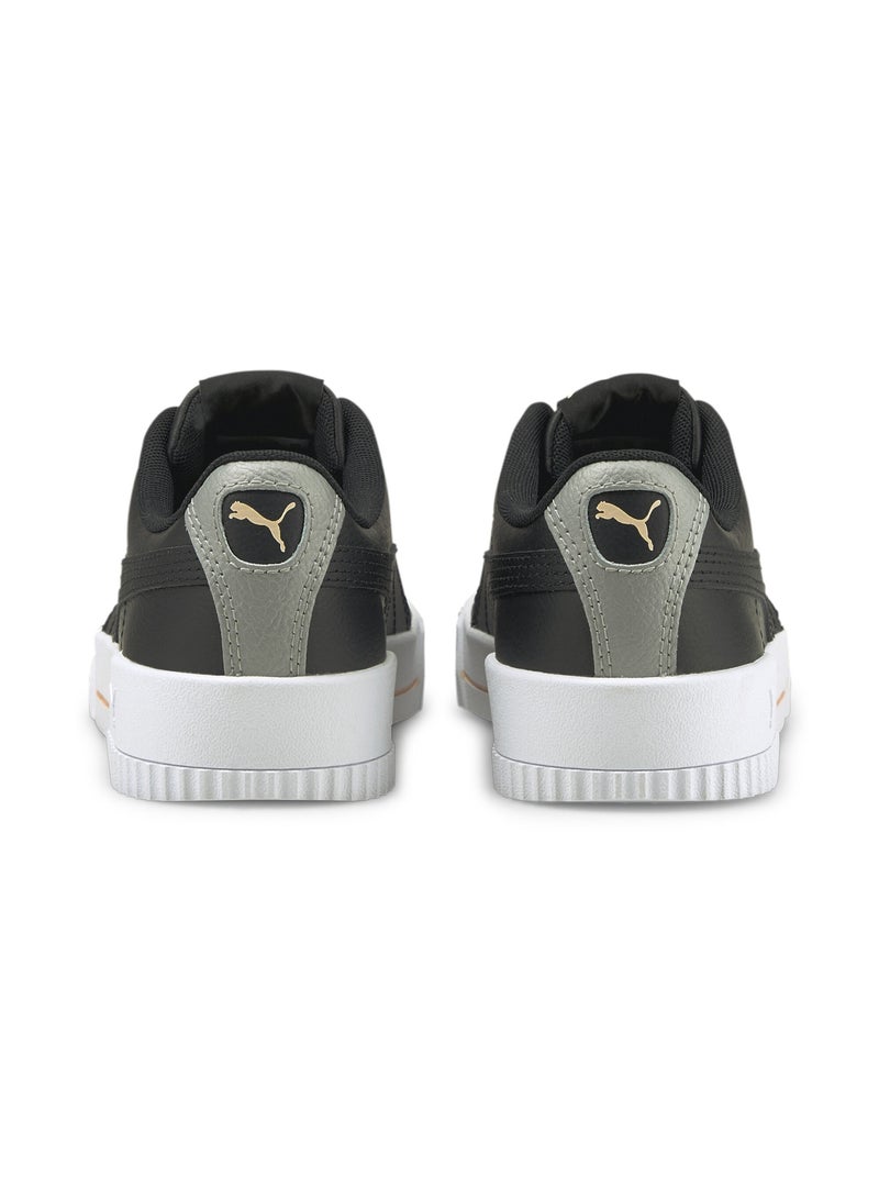 PUMA Carina L Girls Black Trainers - Image 3