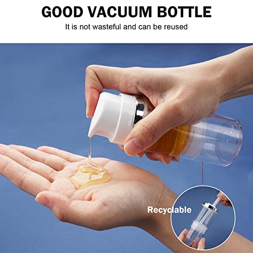 Cosywell Airless Pump Dispenser Bottles 5 Pack 3.4oz/100ml Empty Moisturizer Pump Dispenser Airless Cosmetic Pump Container Travel Pump Bottles for Toiletries Shampoo Lotion - Image 5