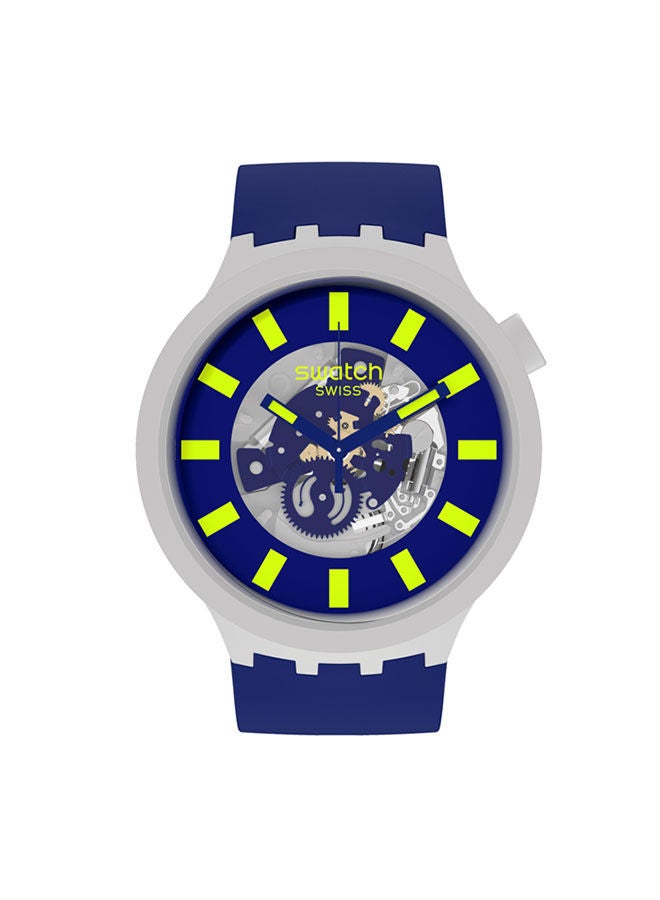 سواتش ساعة يد من المطاط بعقارب SB03M103 - Image 1