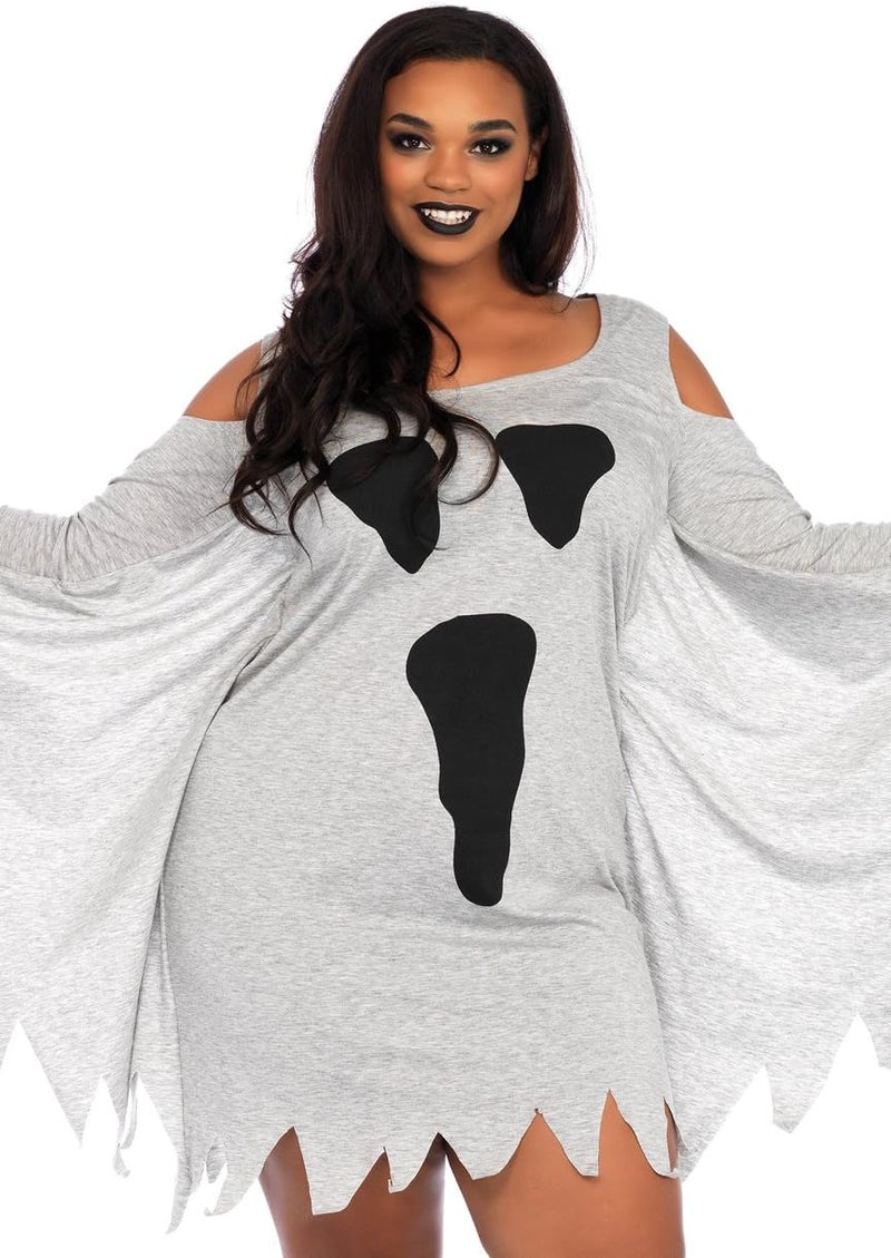 Leg Avenue Jersey Ghost Dress Womens Costumes XLargeXXLarge - Image 1