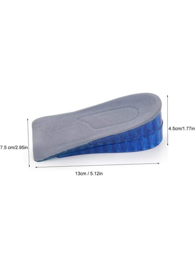 silvercnc Double Height Increase Insole TPR Material Soft Comfortable Half Insoles for Men and Women  - Image 2