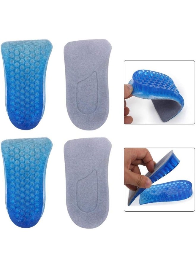 silvercnc Double Height Increase Insole TPR Material Soft Comfortable Half Insoles for Men and Women  - Image 4
