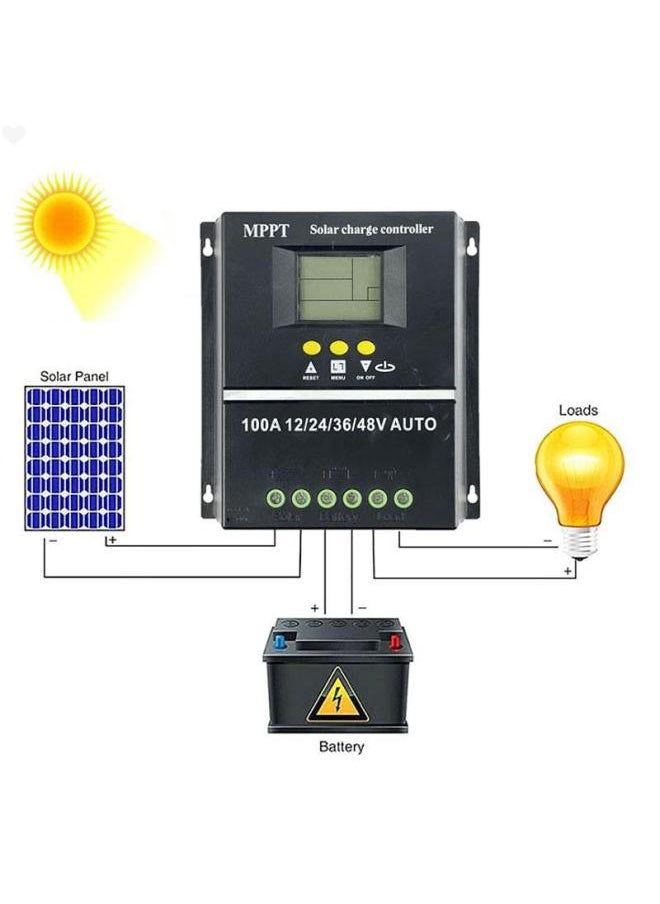 Mppt Solar Controlled Charger Module 12V24V36V48V Solar Controller Fully Automatic Universal Type-Color:Mppt 12v24v36v48v Universal 40a Upgraded Model
