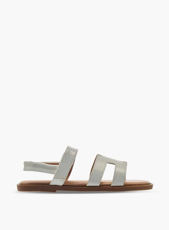 Flora Bella By Shoexpress Flora Bella Girls Textured Hook & Loop Strap Sandals