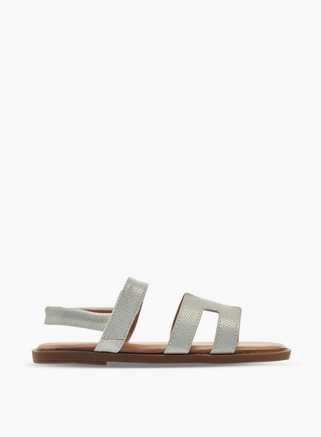 Flora Bella By Shoexpress Flora Bella Girls Textured Hook & Loop Strap Sandals - Image 2