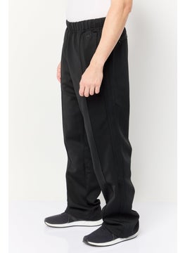 adidas Originals Men Sportswear Fit Drawstring Training Track Pants, Black  - Image 3